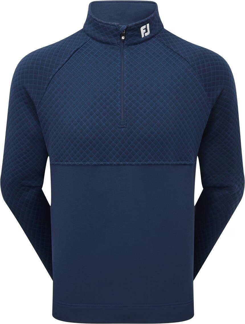 Hoodie/Džemper Footjoy Jacquard Thermal Navy M Majica dugih rukava