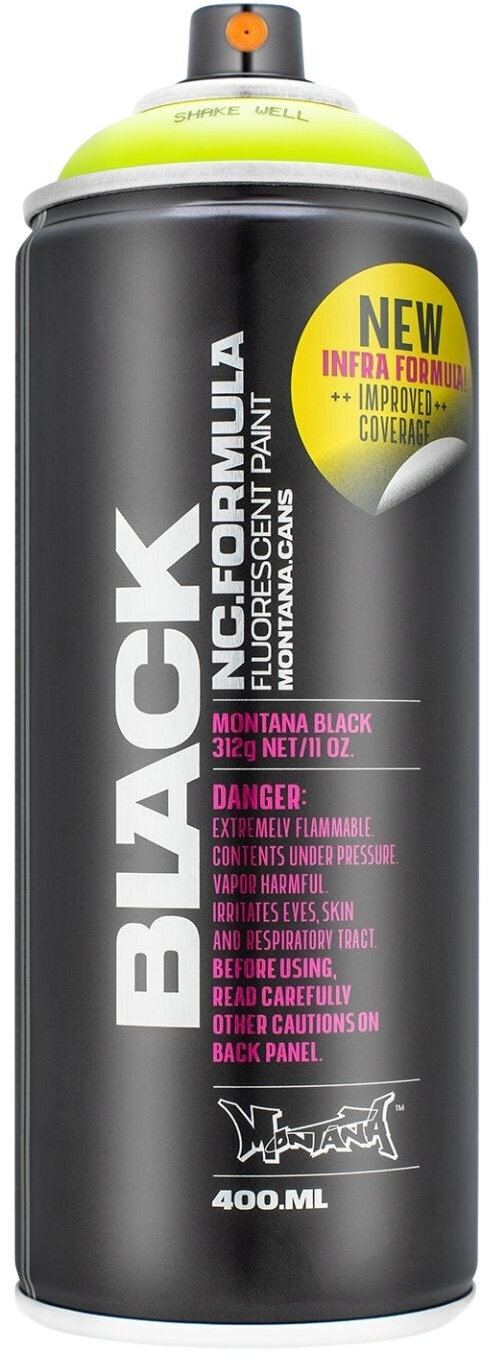 Peinture en aérosol
 Montana Cans Black Infra Peinture en aérosol IN1000 Yellow 400 ml 1 pc