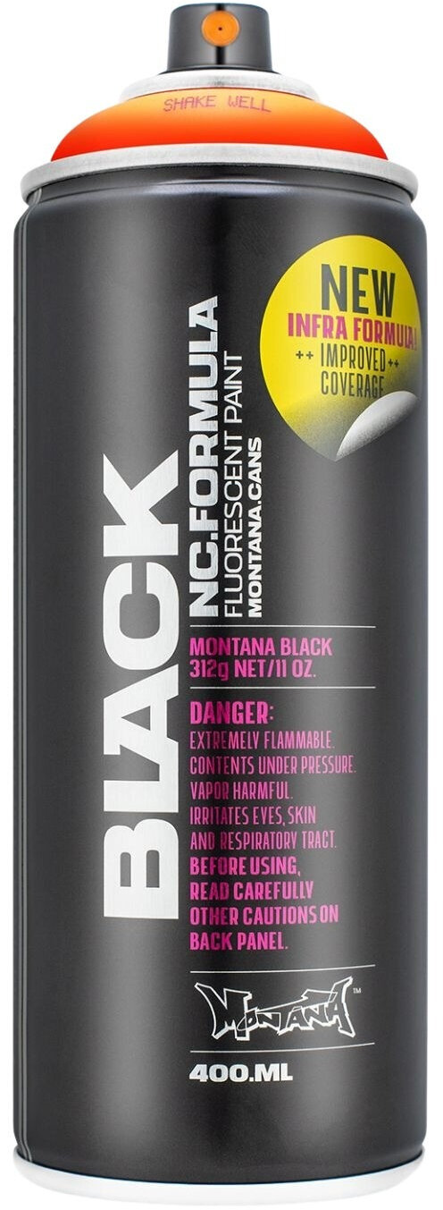 Pintura en aerosol Montana Cans Black Infra Spray Paints IN2000 Orange 400 ml 1 pieza