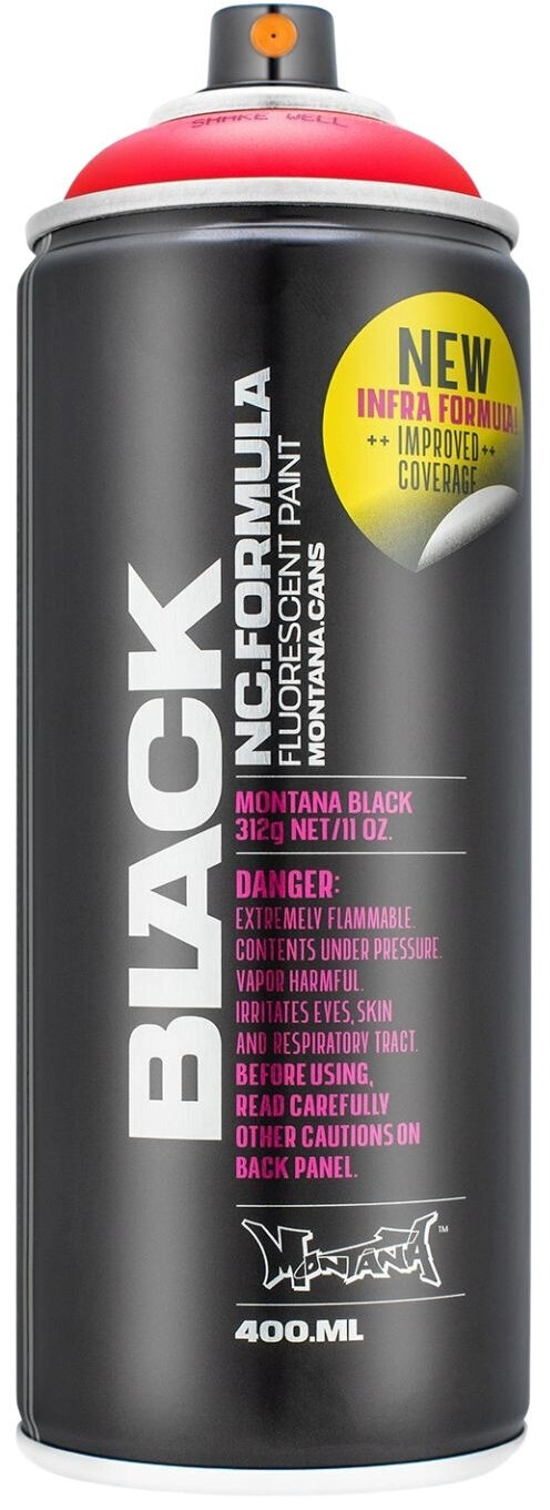 Spray Paint Montana Cans Black Infra Spray Paint IN3000 Red 400 ml 1 pc