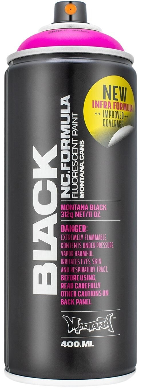 Peinture en aérosol
 Montana Cans Black Infra Peinture en aérosol IN4000 Pink 400 ml 1 pc