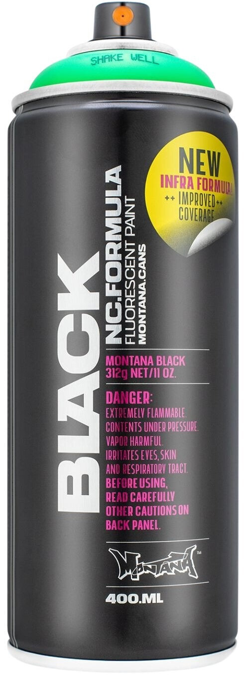 Spray Paint Montana Cans Black Infra Spray Paint IN6000 Green 400 ml 1 pc