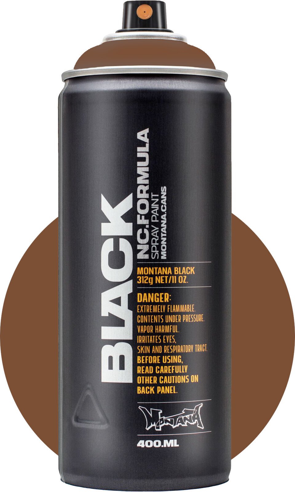 Spray Paint Montana Cans Black Spray Paint 8060 Chocolate 400 ml 1 pc