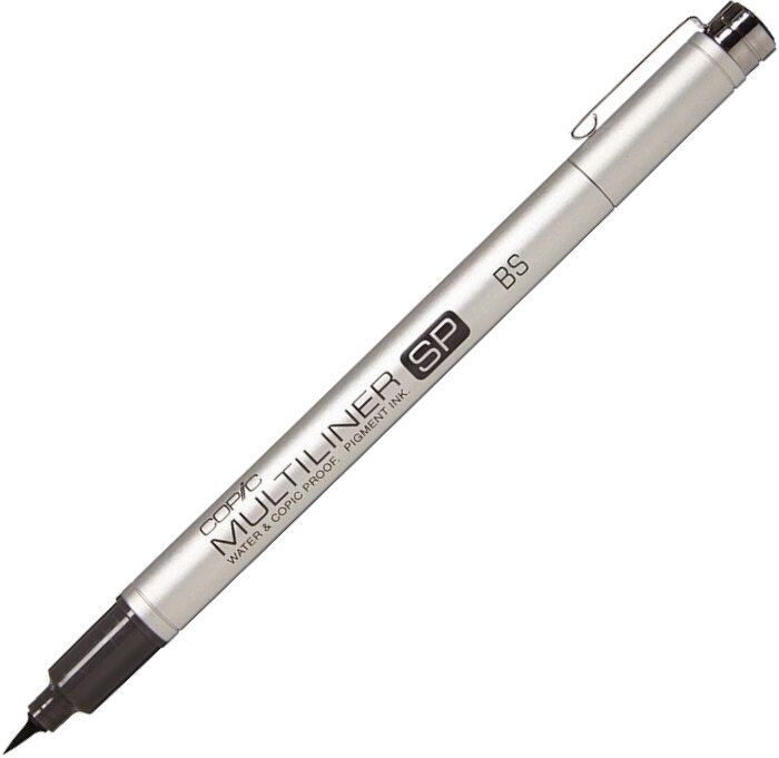 Caneta técnica Copic Multiliner SP Caneta técnica Black Escovar 1 un.