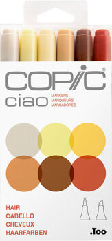 Viltstift Copic Ciao Inktpatroon Hair 6 stuks - 1