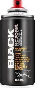 Spraymaling Montana Cans 53.7100 Spraymaling Black 150 ml 1 stk. - 1