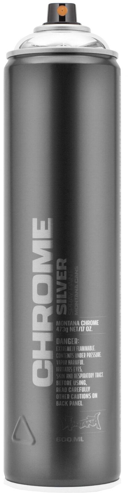 Pintura en aerosol Montana Cans Silver Chrome Spray Paints Silver 600 ml 1 pieza