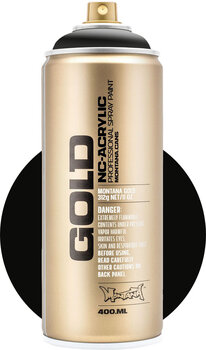 Ruiskumaali Montana Cans Gold Spray-maali SH9000 Black 400 ml 1 kpl - 1