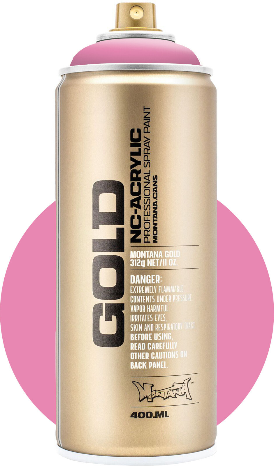 Спрей боя
 Montana Cans Gold Спрей боя SH4000 Pink Light 400 ml 1 бр