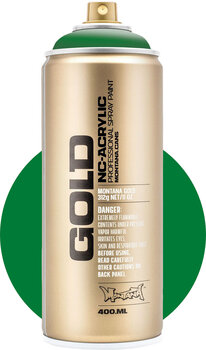 Peinture en aérosol
 Montana Cans Gold Peinture en aérosol SH6010 Green 400 ml 1 pc - 1