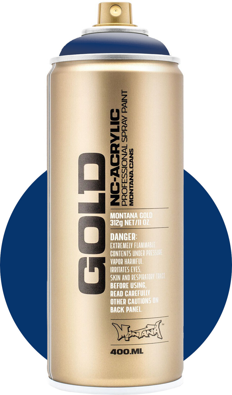 Spraymaling Montana Cans Gold Spraymaling SH5020 Blue Dark 400 ml 1 stk.