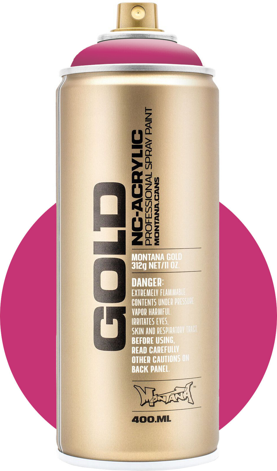 Спрей боя
 Montana Cans Gold Спрей боя SH4010 Pink 400 ml 1 бр