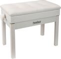 Pianonova Piano Bench With Bookcase White