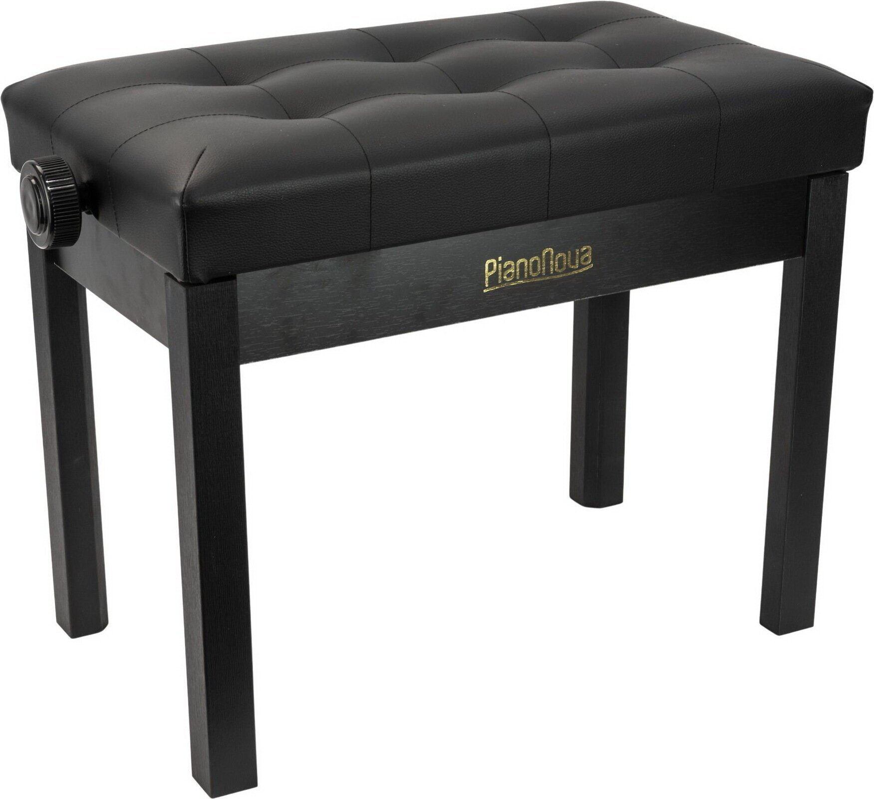 Tabouret de piano en bois Pianonova DPB2025-BK Tabouret de piano en bois Black