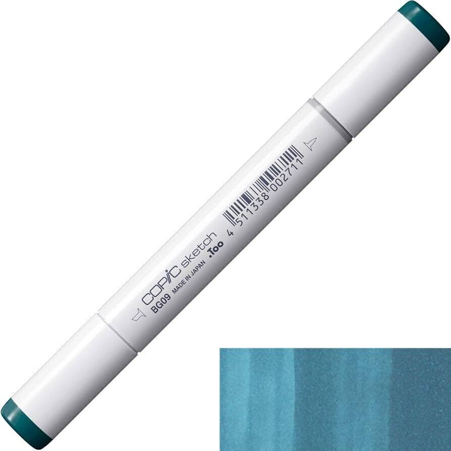 Pixur cu pâslă Copic Sketch Marcator 09 Blue Green 1 buc