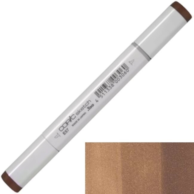 Pixur cu pâslă Copic Sketch Marcator 57 Light Walnut 1 buc