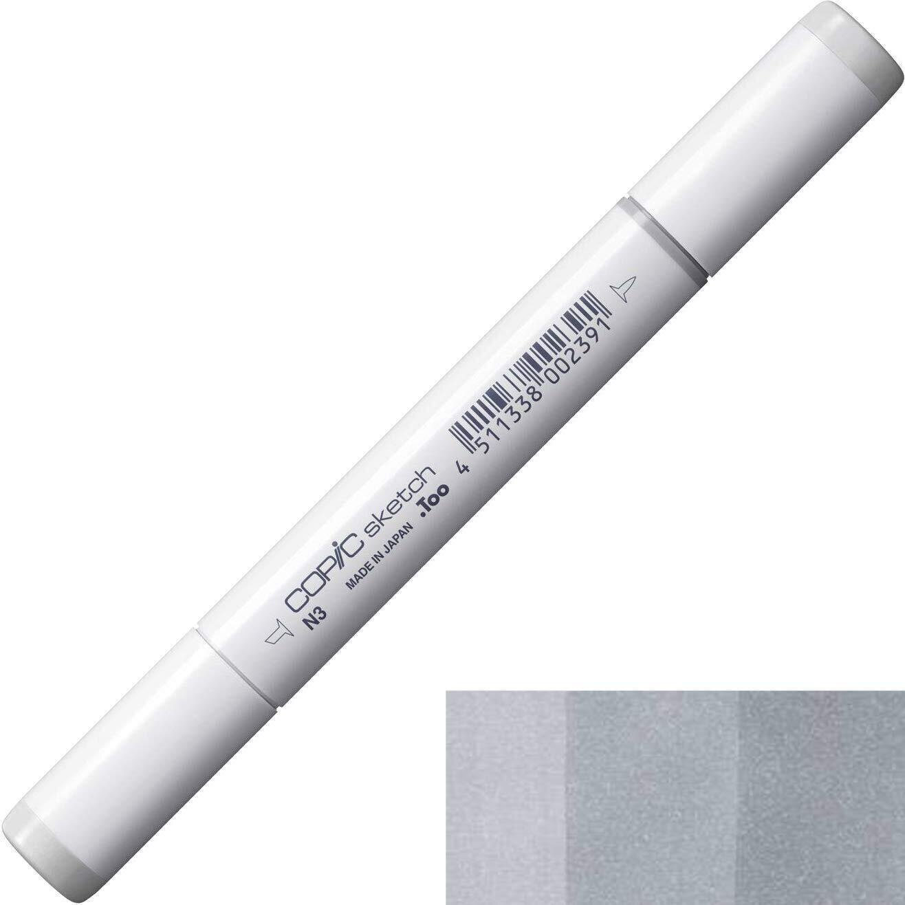 Pixur cu pâslă Copic Sketch Marcator 3 Neutral Gray 1 buc