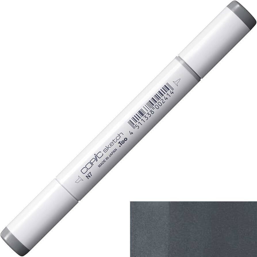 Felt-Tip Pen Copic Sketch Marker 7 Neutral Gray 1 pc