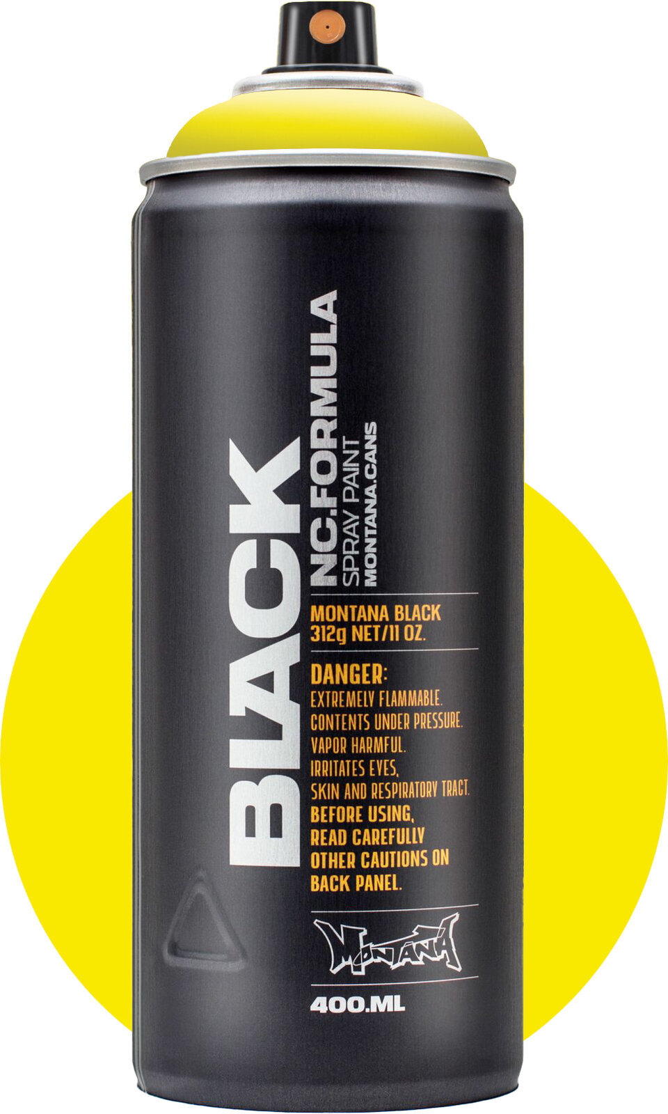 Σπρέι Μπογκιά Montana Cans Black Σπρέι μπογιά TR1000 True Yellow 400 ml 1 τεμ.