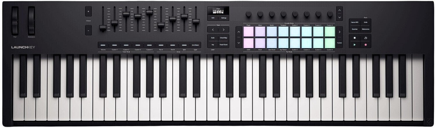 MIDI Πληκτρολόγιο Novation Launchkey 61 MK4 MIDI Πληκτρολόγιο Black