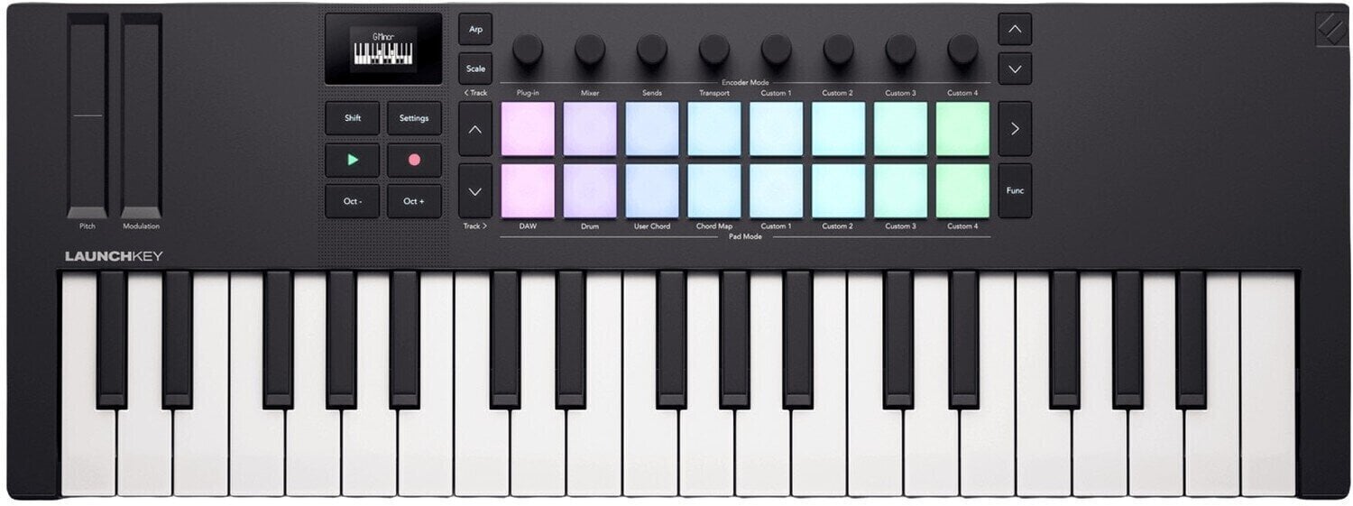 Master-Keyboard Novation Launchkey Mini 37 MK4 Master-Keyboard Black