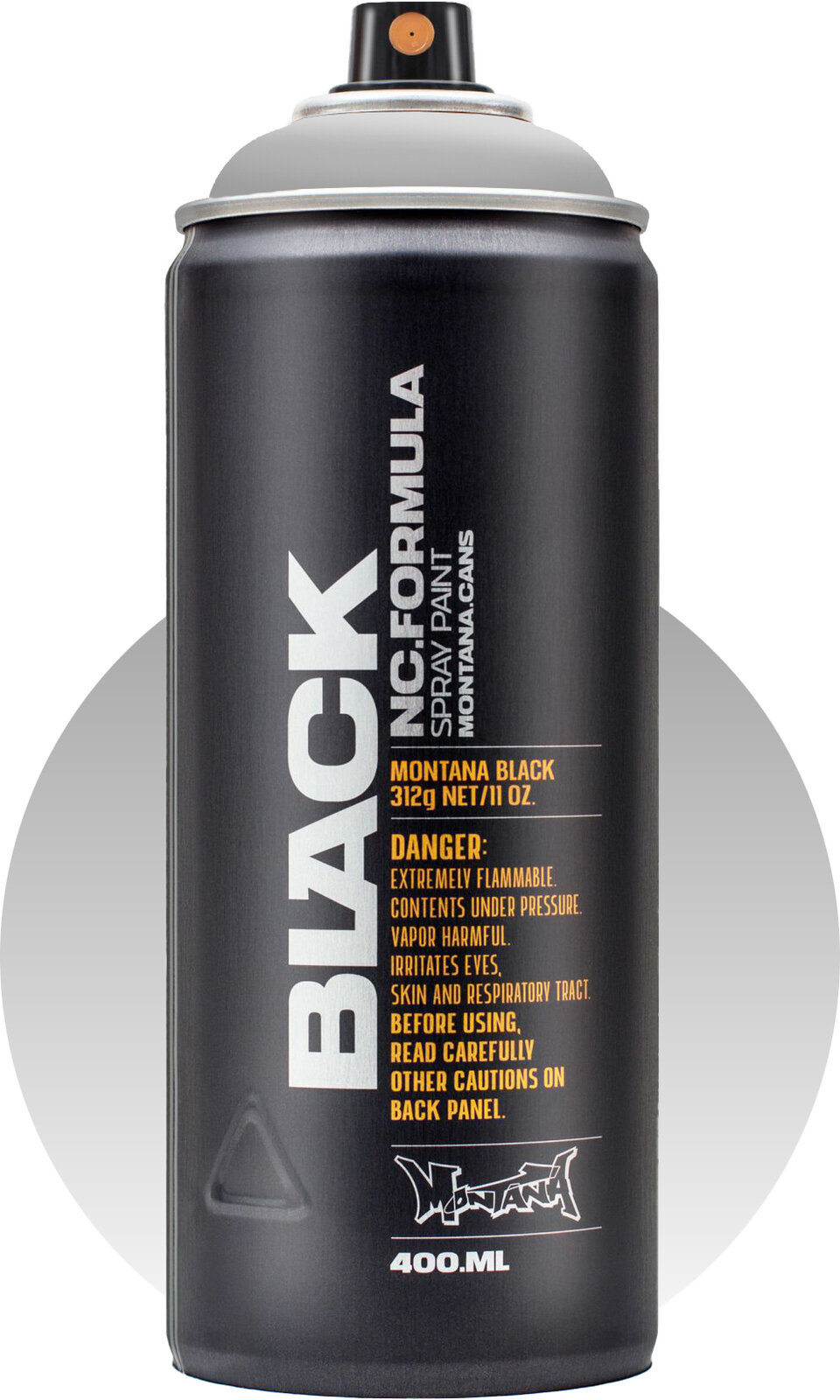 Tinta em spray Montana Cans Black Spray Paints Silver Silverchrome 400 ml 1 un.