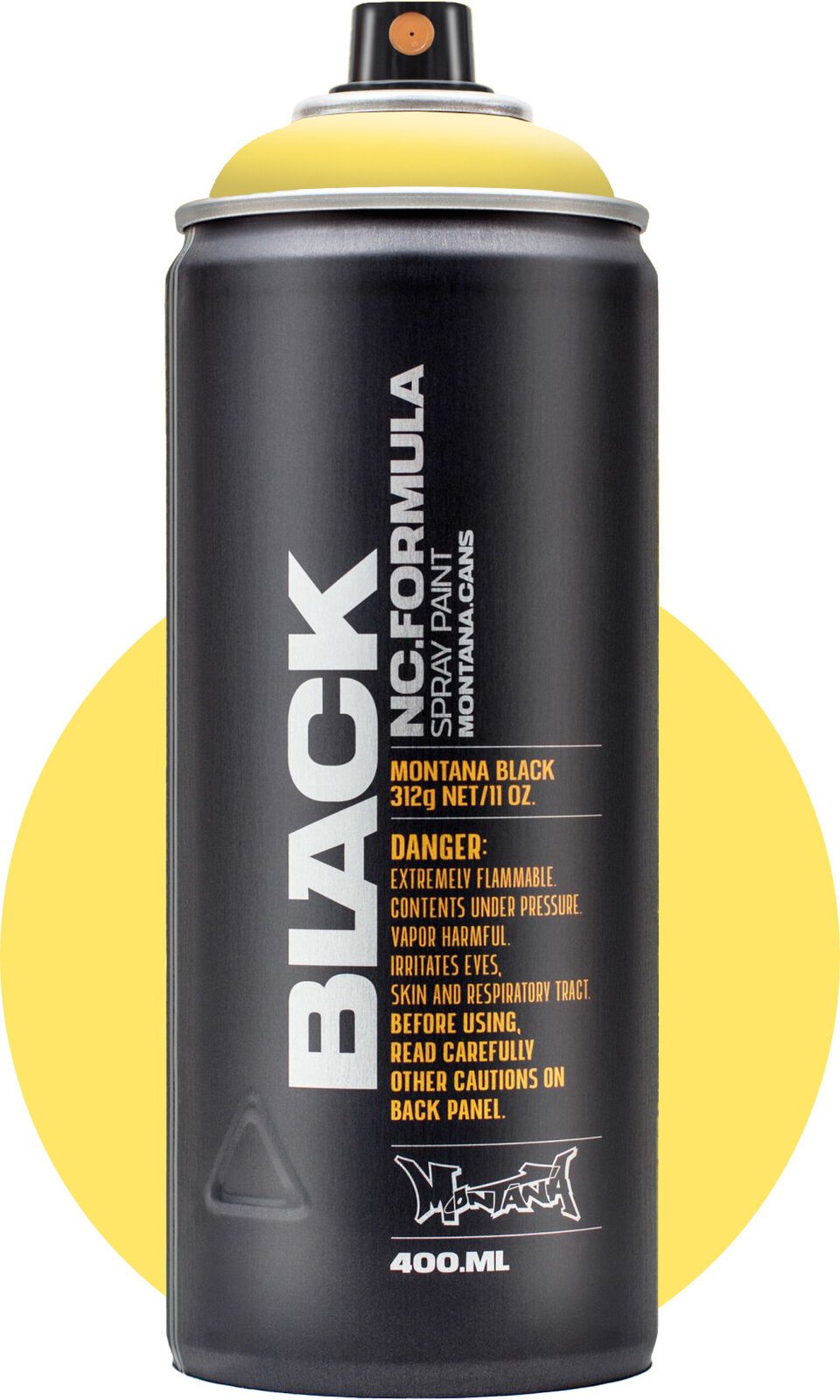 Σπρέι Μπογκιά Montana Cans Black Σπρέι μπογιά 1010 Easter Yellow 400 ml 1 τεμ.