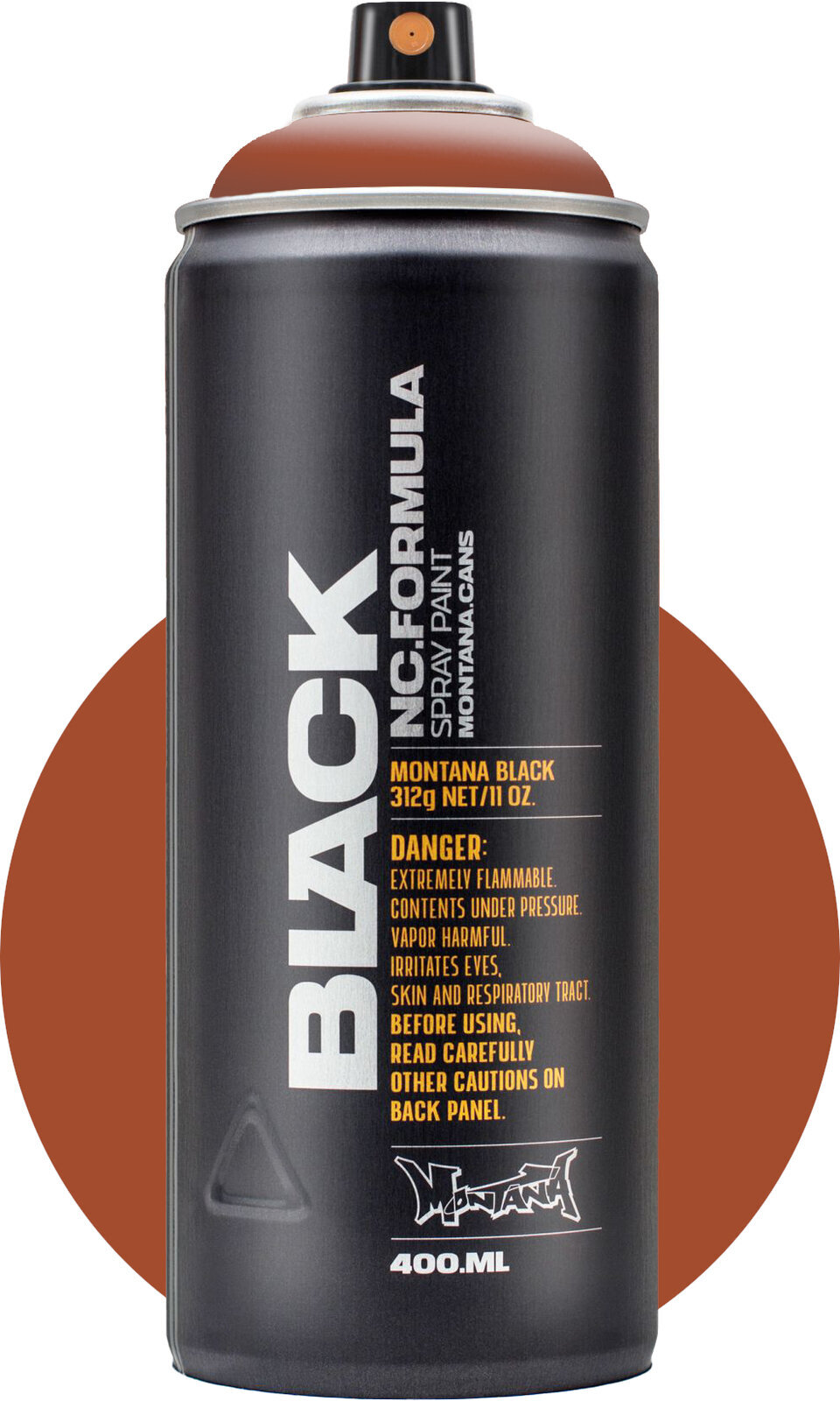 Tinta em spray Montana Cans Black Spray Paints 1060 Hazle 400 ml 1 un.