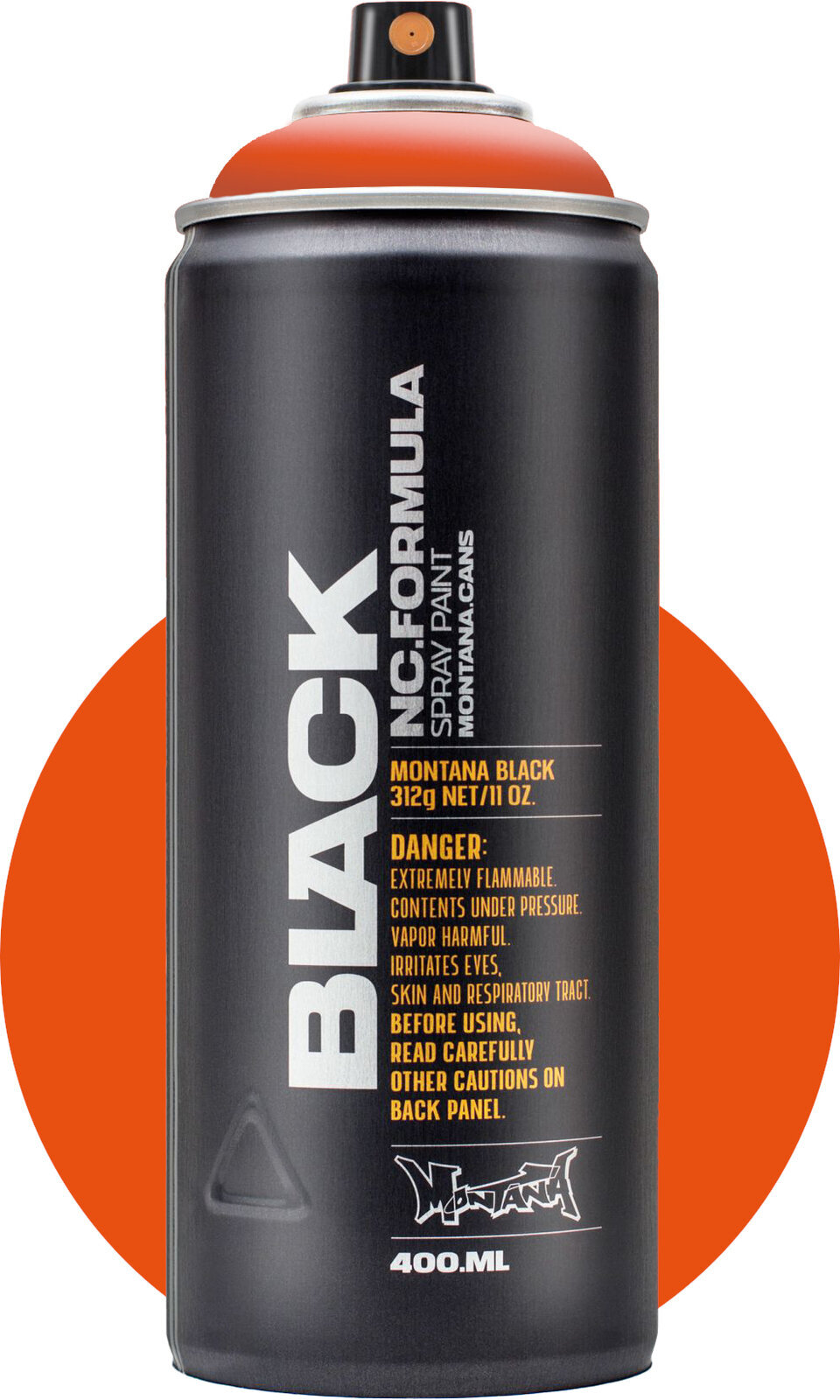 Tinta em spray Montana Cans Black Spray Paints 2085 Halloween 400 ml 1 un.