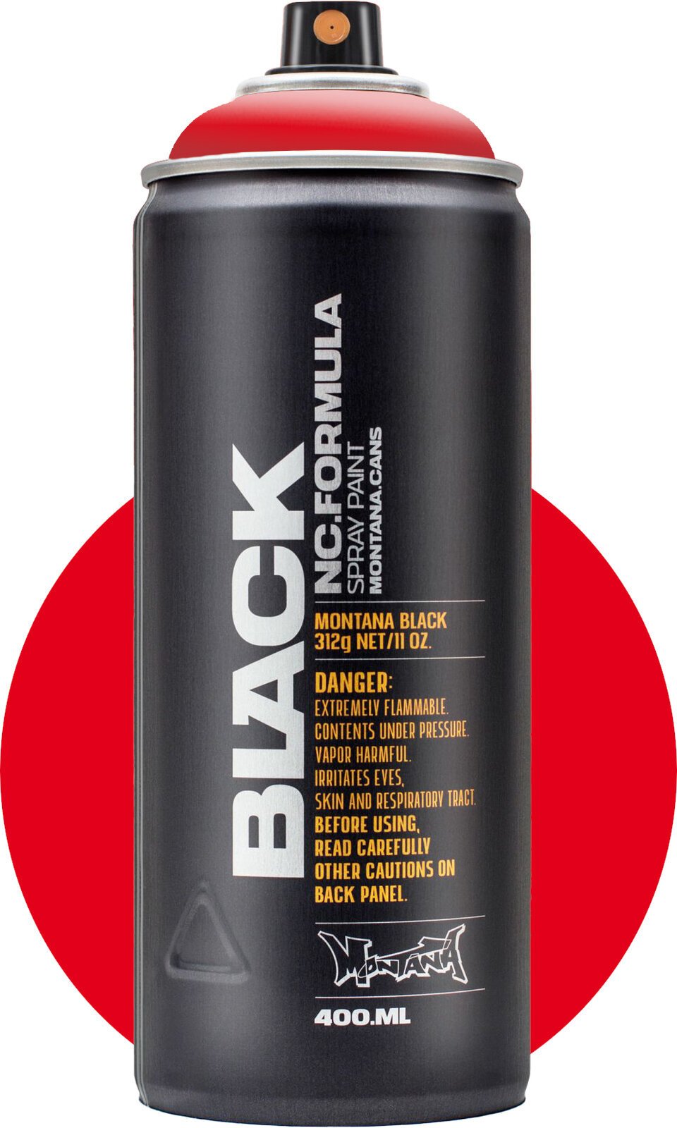 Tinta em spray Montana Cans Black Spray Paints 2093 Code Red 400 ml 1 un.