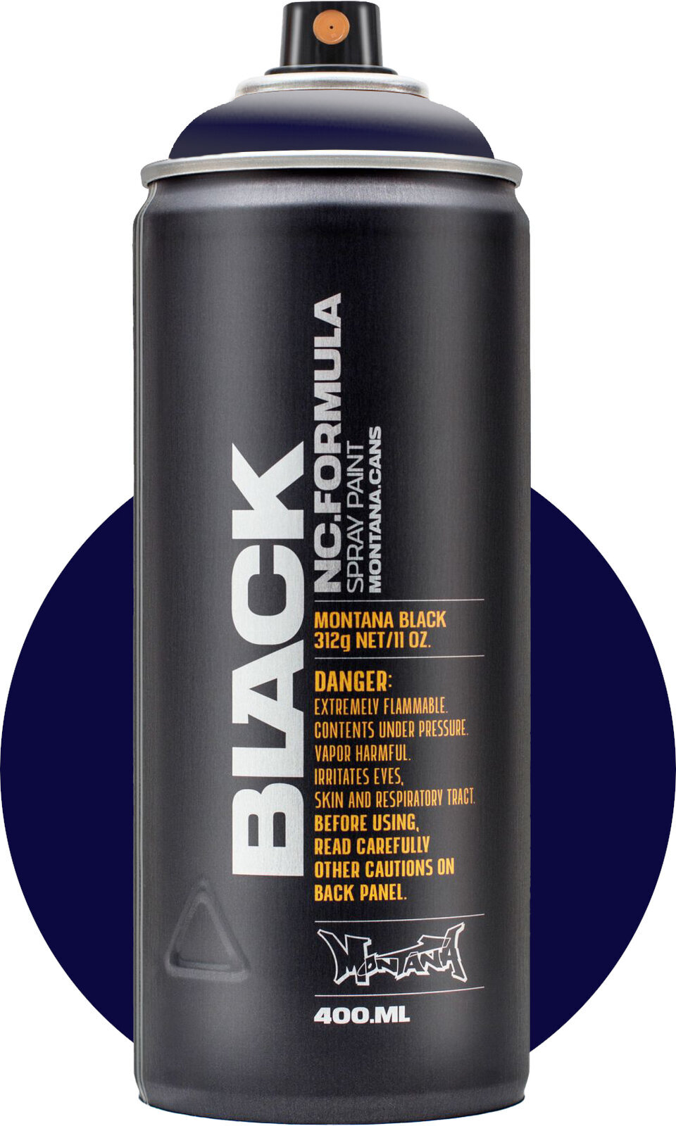 Spray Paint Montana Cans Black Spray Paint 4182 Universe 400 ml 1 pc