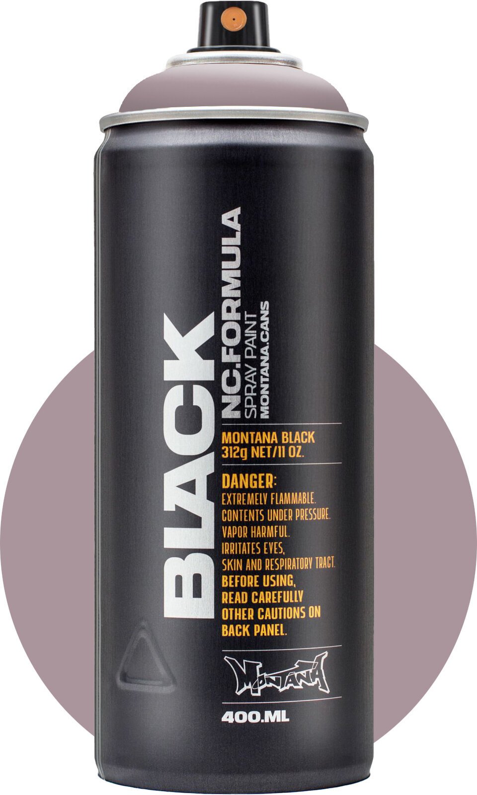 Tinta em spray Montana Cans Black Spray Paints 4210 Gut 400 ml 1 un.