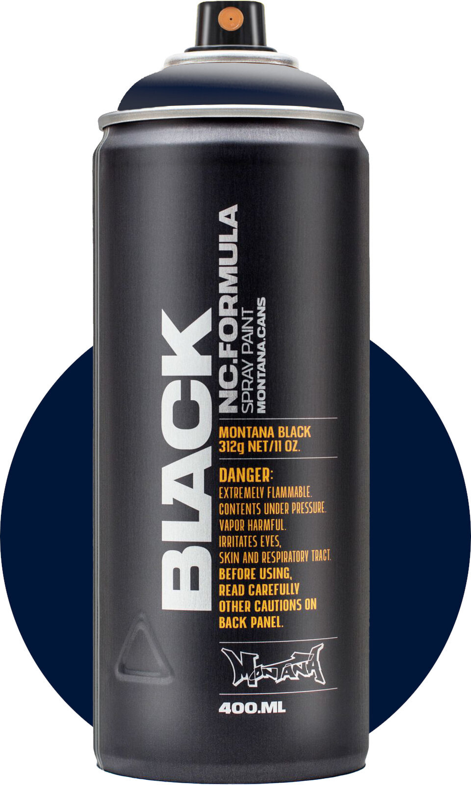 Pintura en aerosol Montana Cans Black Spray Paints 5092 Dark Indigo 400 ml 1 pieza