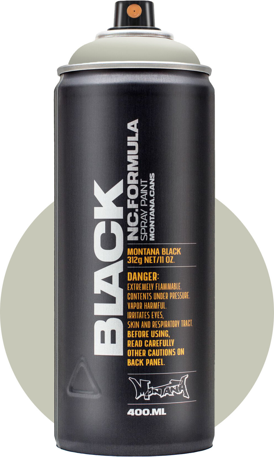 Spraymaling Montana Cans Black Spraymaling 7030 Mouse 400 ml 1 stk.