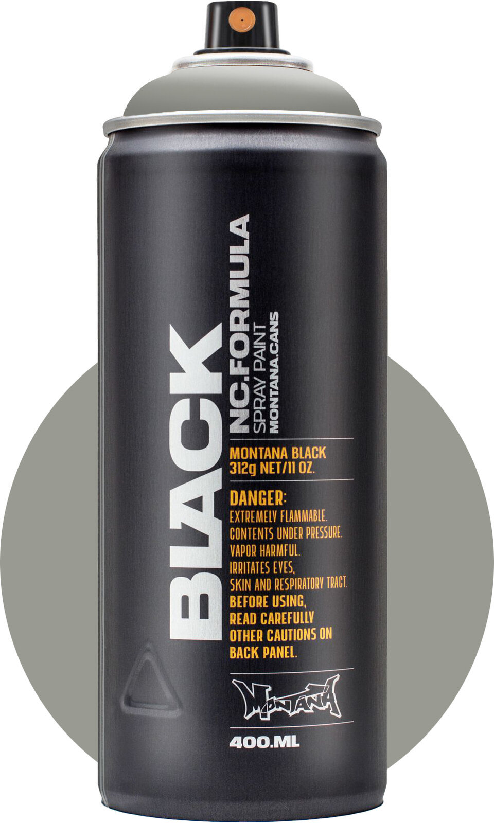 Pintura en aerosol Montana Cans Black Spray Paints 7050 Shark 400 ml 1 pieza