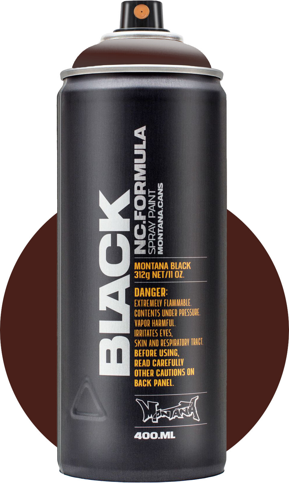 Spray Paint Montana Cans Black Spray Paint 8070 Jawa 400 ml 1 pc