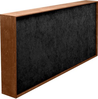 Painel de madeira absorvente Mega Acoustic FiberExcellent120 Alder/Black Painel de madeira absorvente - 1