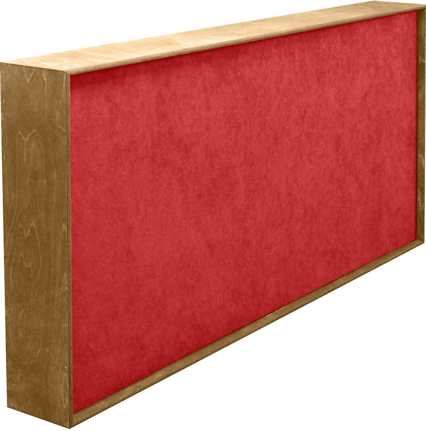 Absorpčný drevený panel Mega Acoustic FiberExcellent120 Natural/Red Absorpčný drevený panel