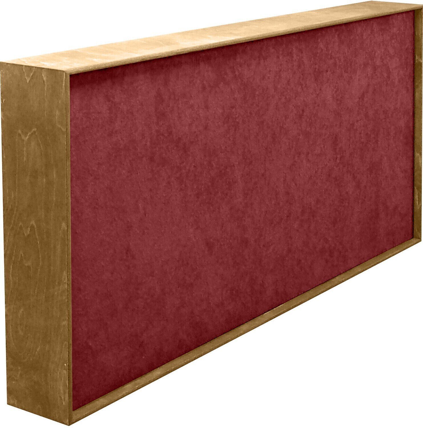 Absorbent wood panel Mega Acoustic FiberExcellent120 Natural/Dark Red Absorbent wood panel