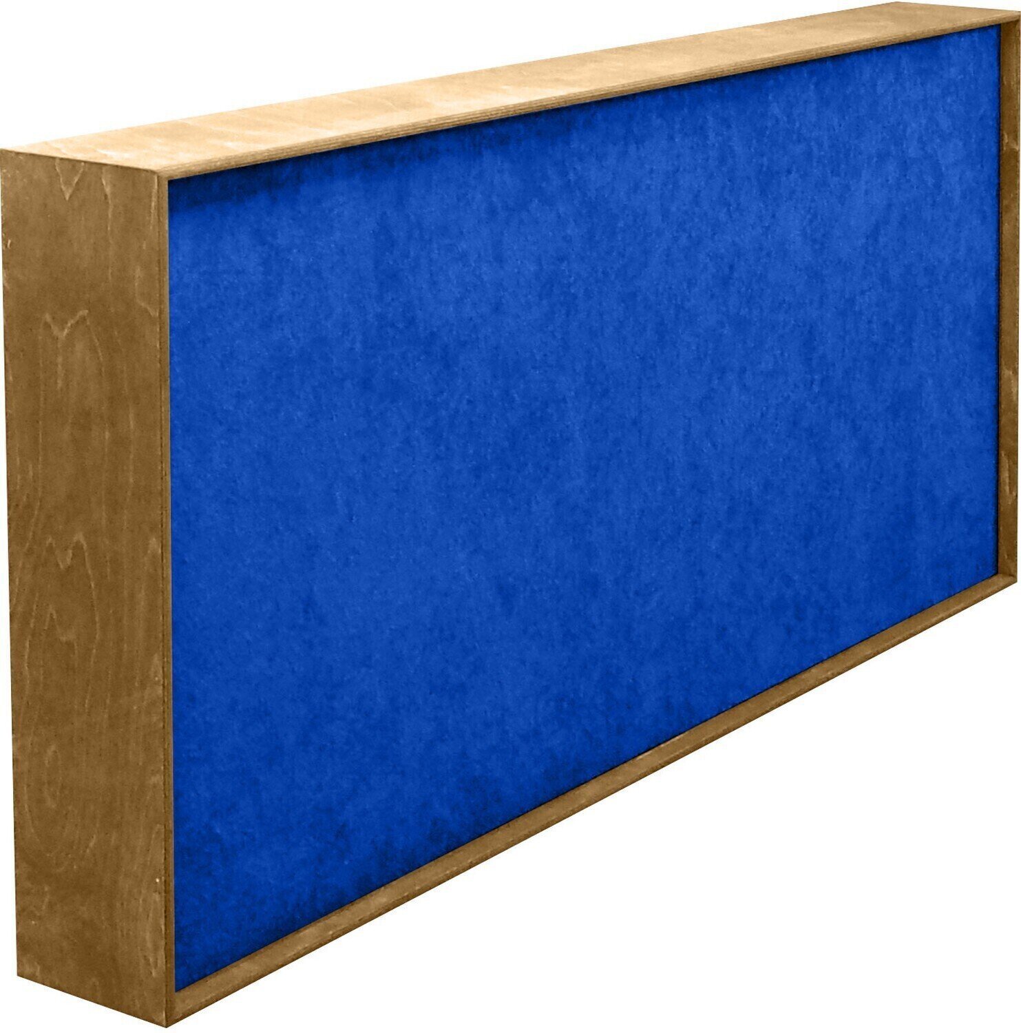 Panneau de bois absorbant Mega Acoustic FiberExcellent120 Natural/Blue Panneau de bois absorbant