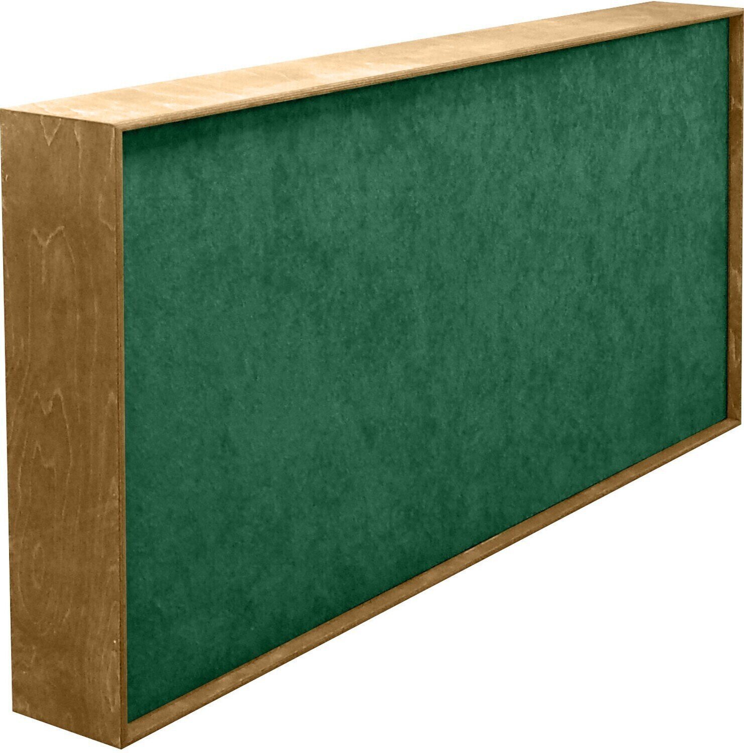 Panel de madera absorbente Mega Acoustic FiberExcellent120 Natural/Green Panel de madera absorbente