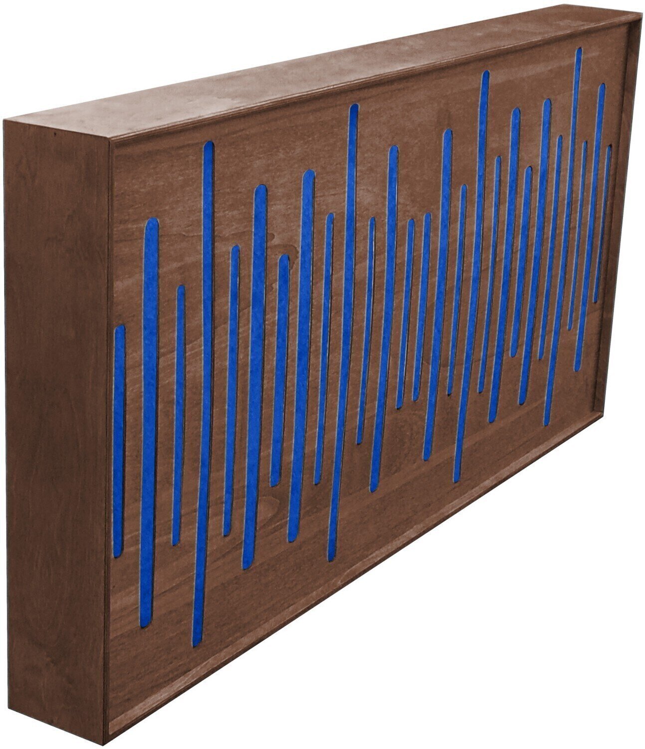 Absorptiepaneel hout Mega Acoustic FiberExcellentPRO120 Walnut/Blue Absorptiepaneel hout