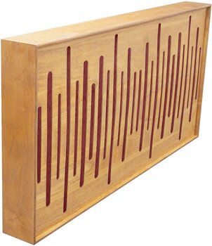 Absorpční dřevěný panel Mega Acoustic FiberExcellentPRO120 Natural/Dark Red Absorpční dřevěný panel - 1