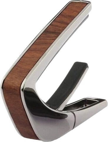 Capo til akustisk guitar Thalia Wood Collection Capo til akustisk guitar Palisander-Black Chrome