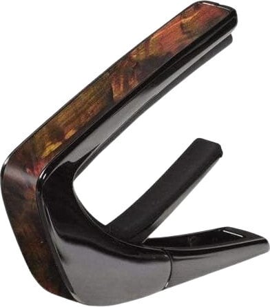 Capo para guitarra acústica Thalia Shell Collection Capo para guitarra acústica Tennessee Whisky-Black Chrome