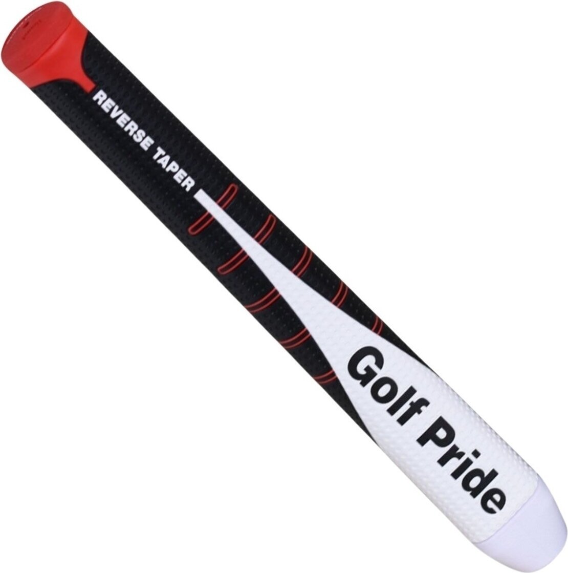 Grip Golf Pride Reversed Taper Round Medium Negru/Alb/Roșu Grip