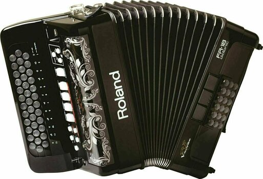 Digitalna harmonika Roland FR18D-BK V-Accordion Diatonic Black - 1