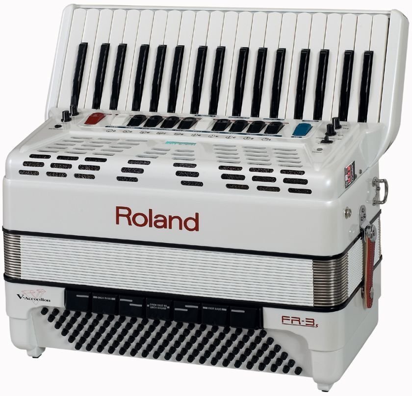 Digital Accordion Roland FR 3S White V-Accordion
