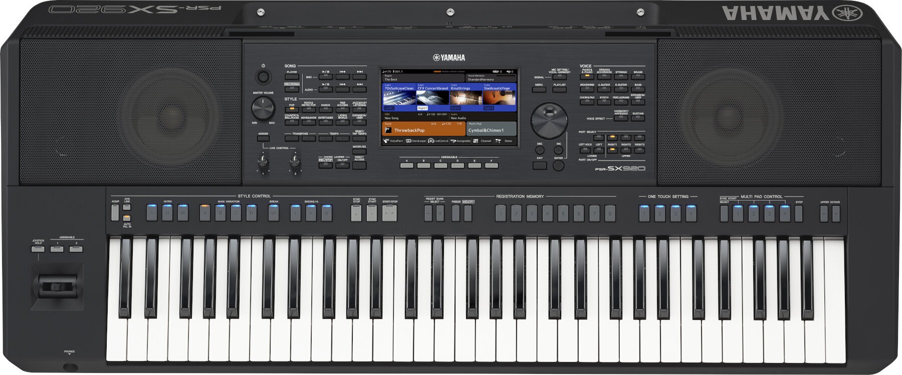 Zdjęcia - Klawiatura sterująca MIDI Yamaha PSR-SX920 Keyboard profesjonaly Black PSR-SX920 