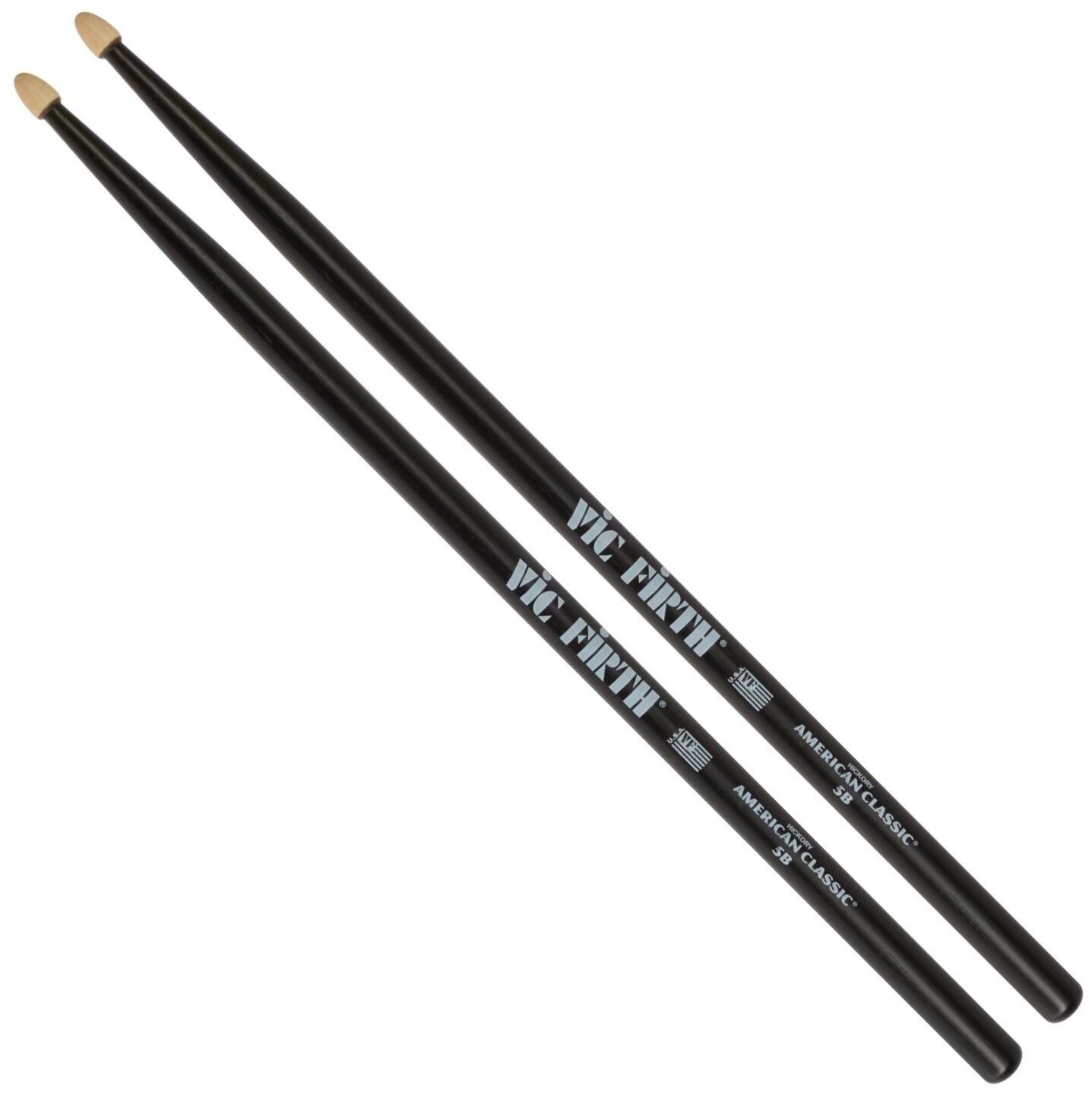 Baguettes Vic Firth 5BB American Classic Black 5B Baguettes